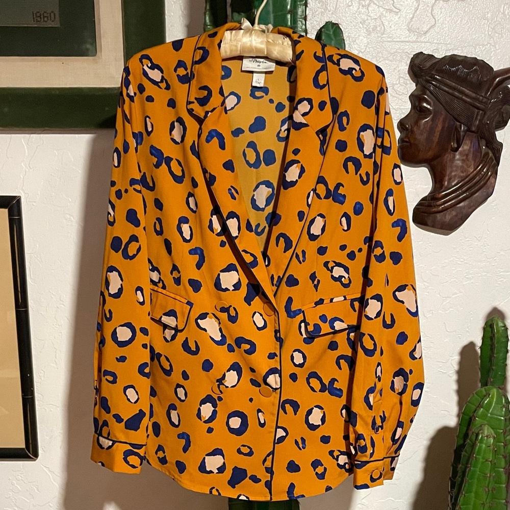 3.1 Phillip Lim for Target Leopard Relaxed Blazer Size L